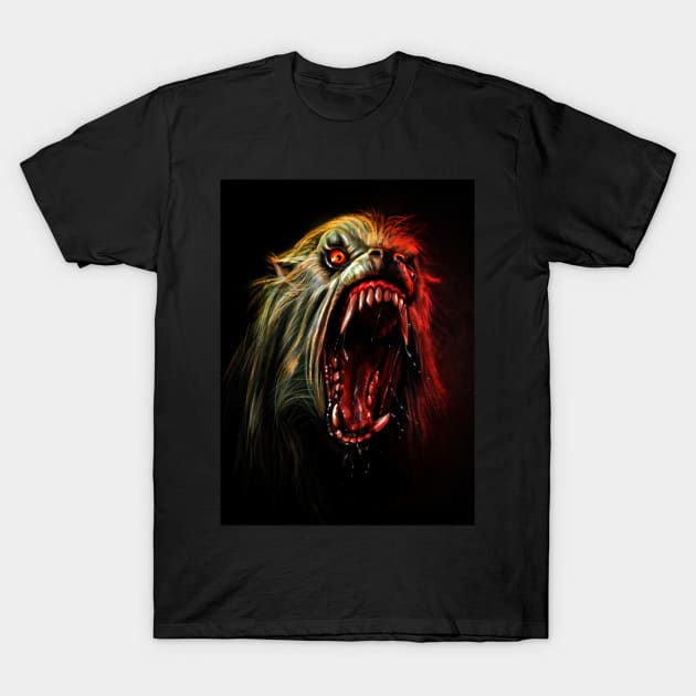 Werewolf T-Shirt by Artofokan